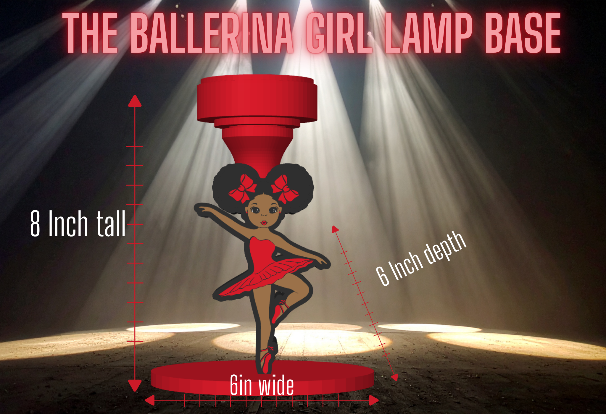 Ballerina Girl Lamp Base