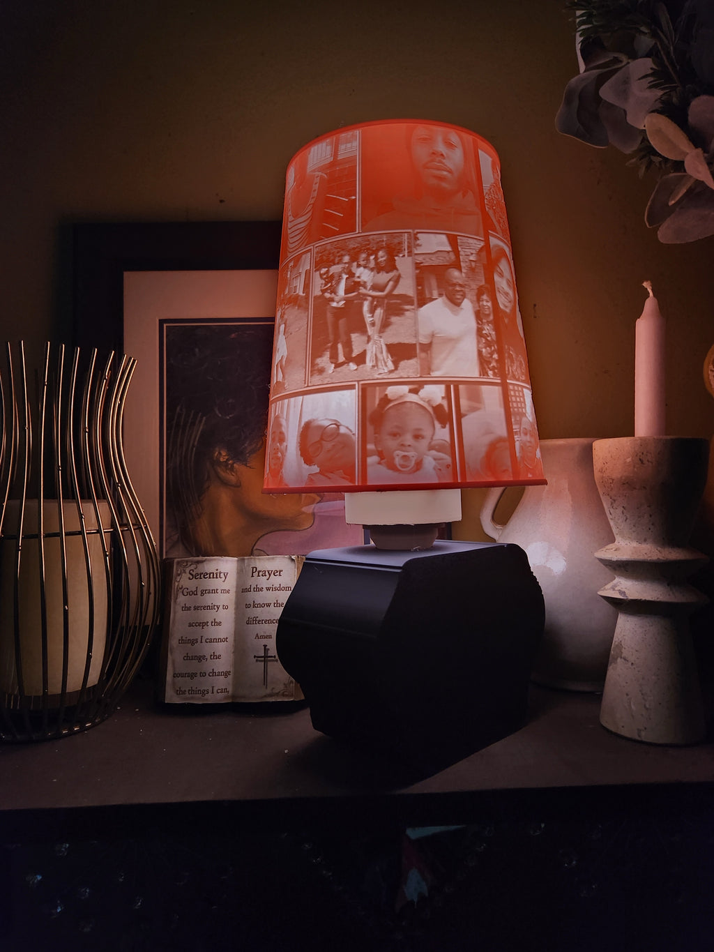 Save the Tatas Lamp Base (Breast Cancer Awareness)