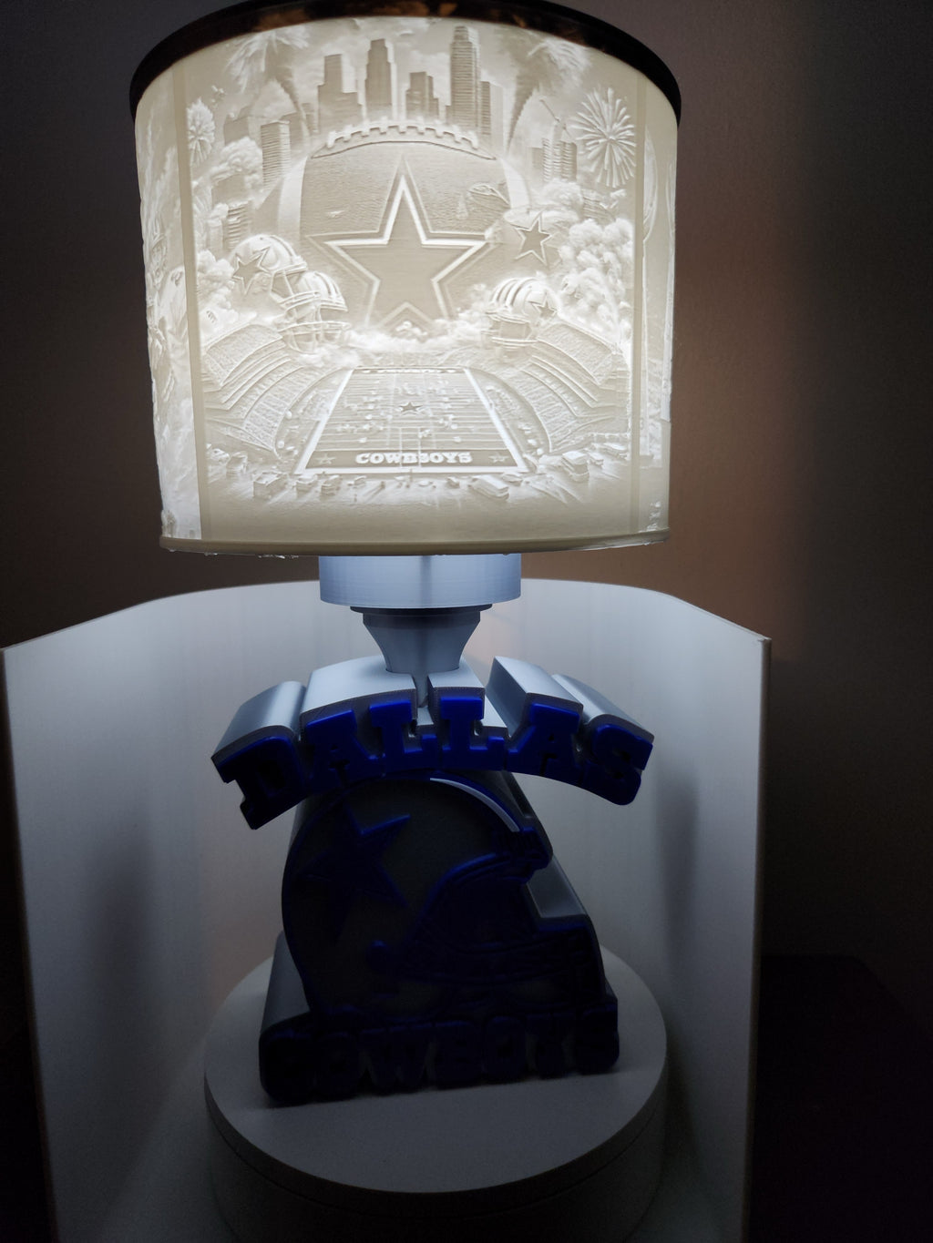 Dallas Cowboys Lamp Base