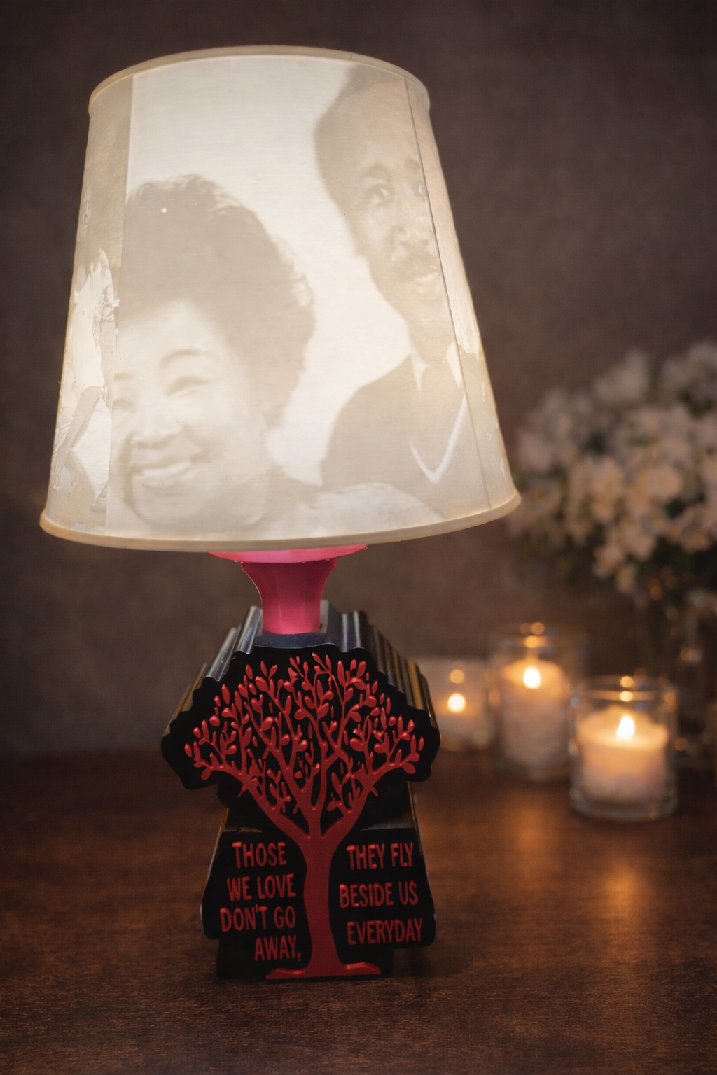 Custom Lithophane Lamp Shade