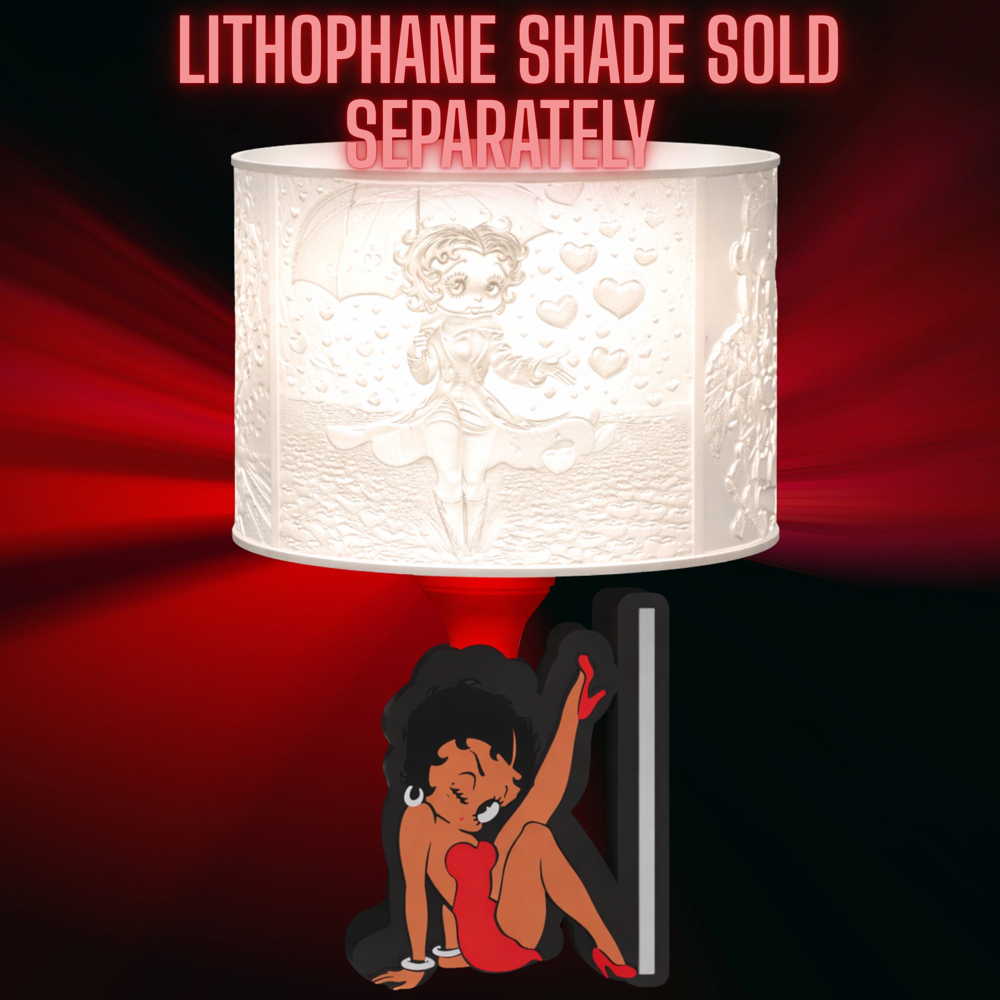 Red Light Special Betty Lamp Base