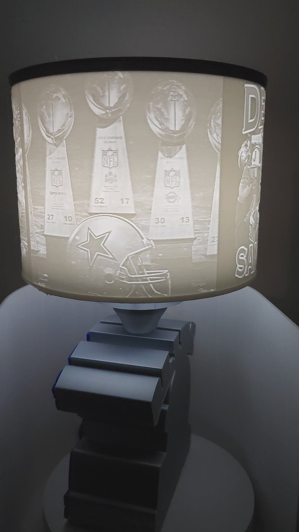Dallas Cowboys Lamp Base
