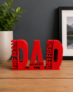 The Man. The Legend. Dad – Desktop Decor Gift for Father’s Day