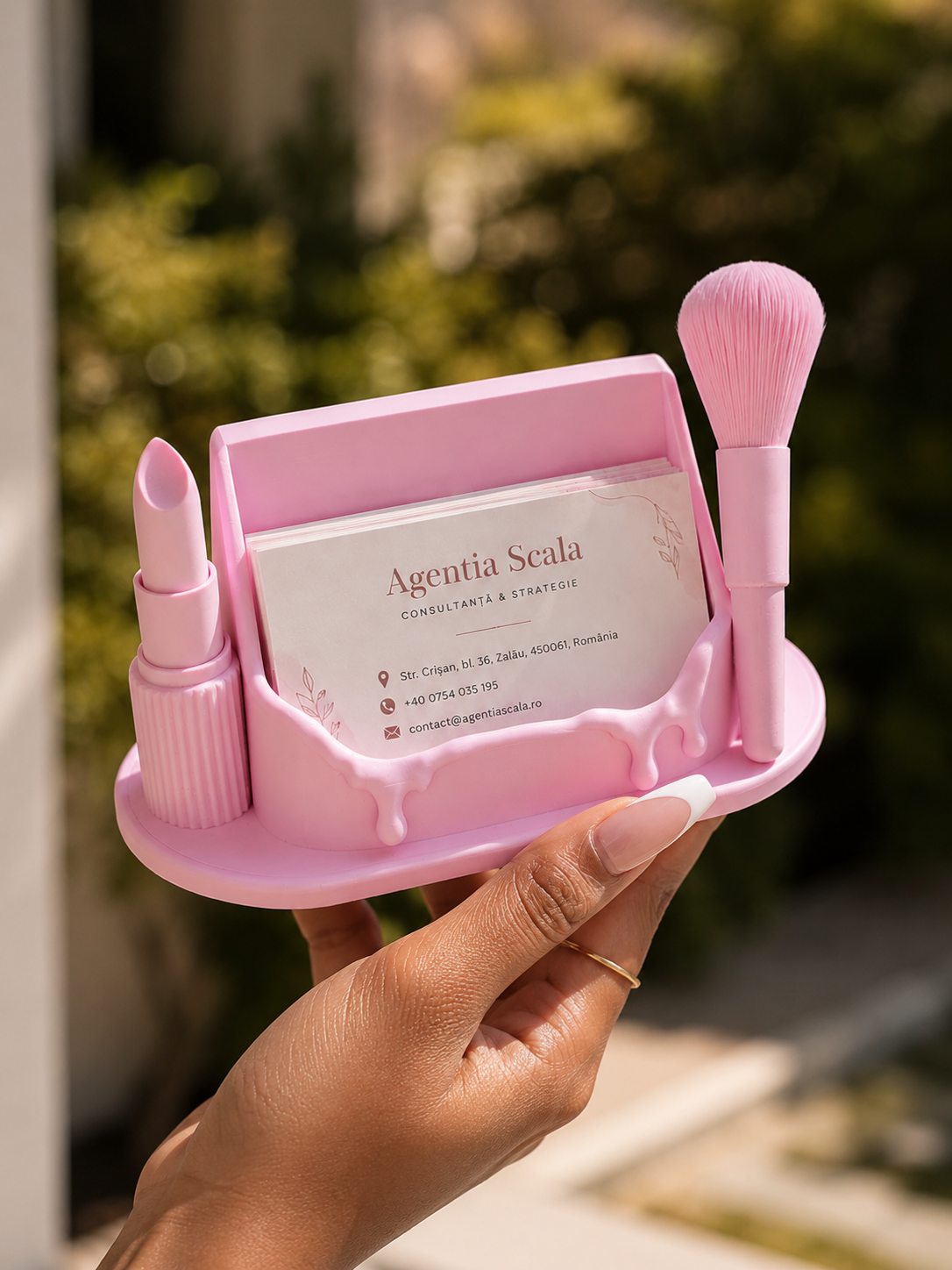 Makeup Artist Business Card Holder