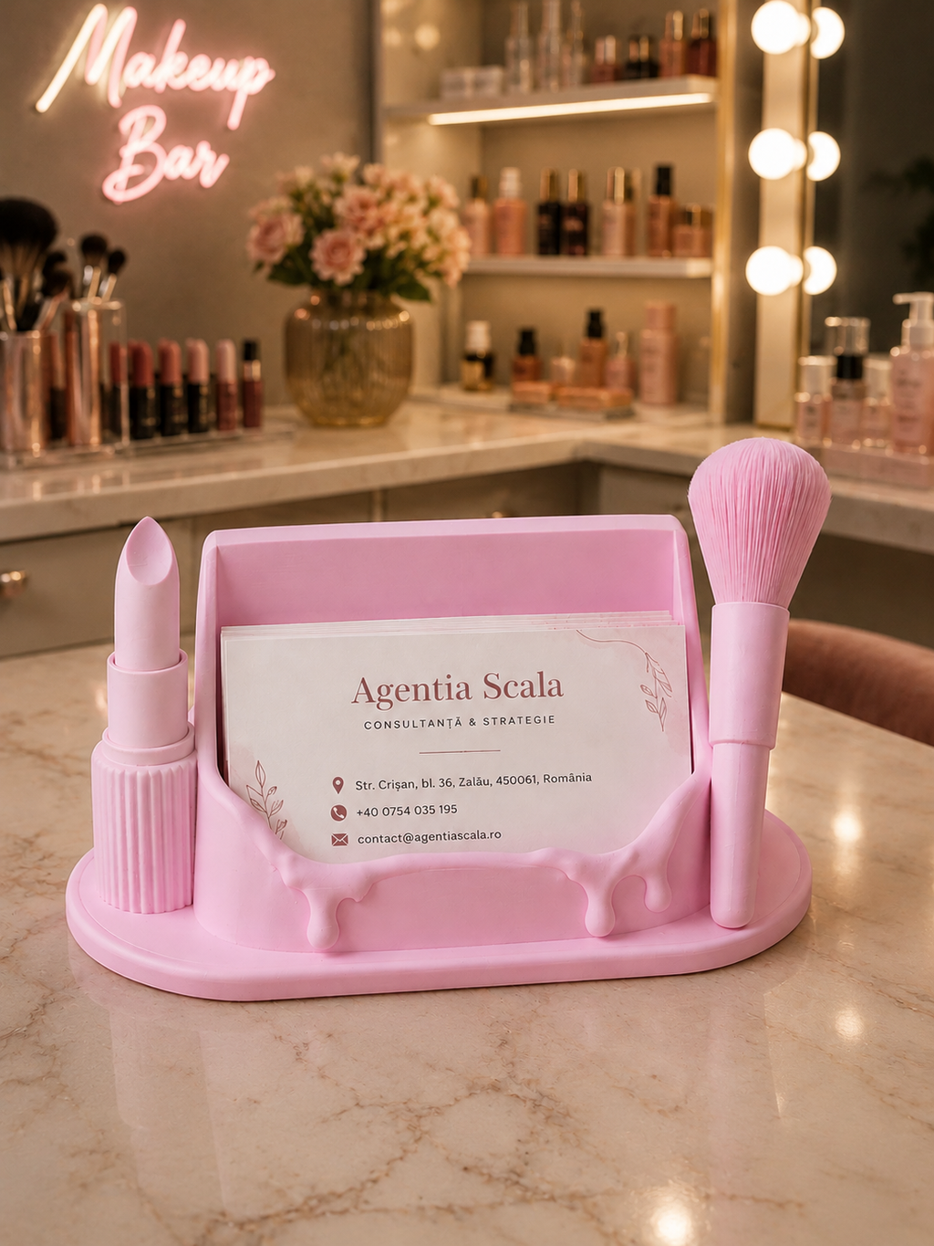 Makeup Artist Business Card Holder