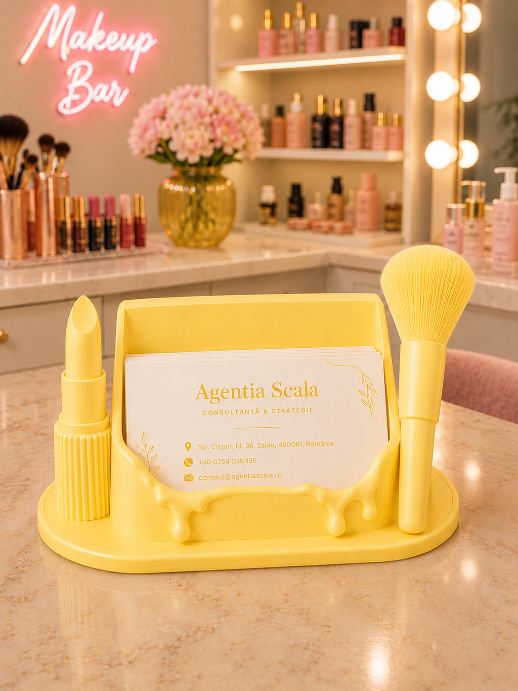 Makeup Artist Business Card Holder