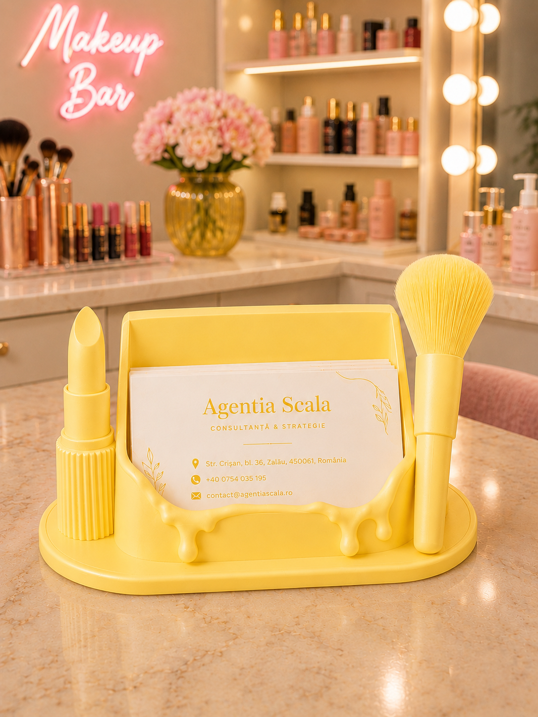 Makeup Artist Business Card Holder