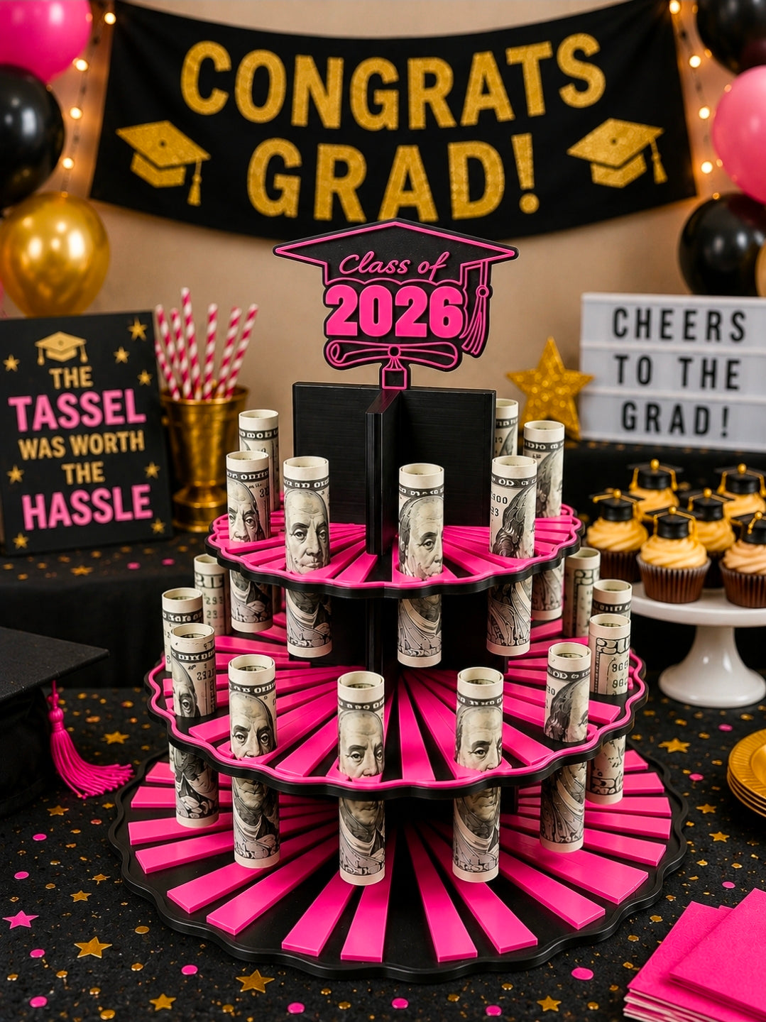 Graduation Money Tower
