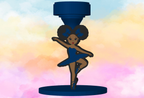 Ballerina Girl Lamp Base