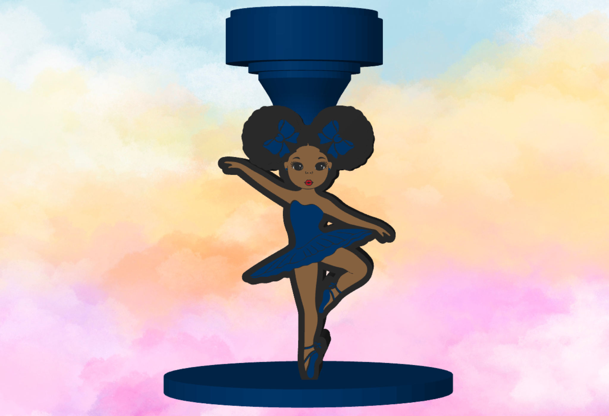 Ballerina Girl Lamp Base