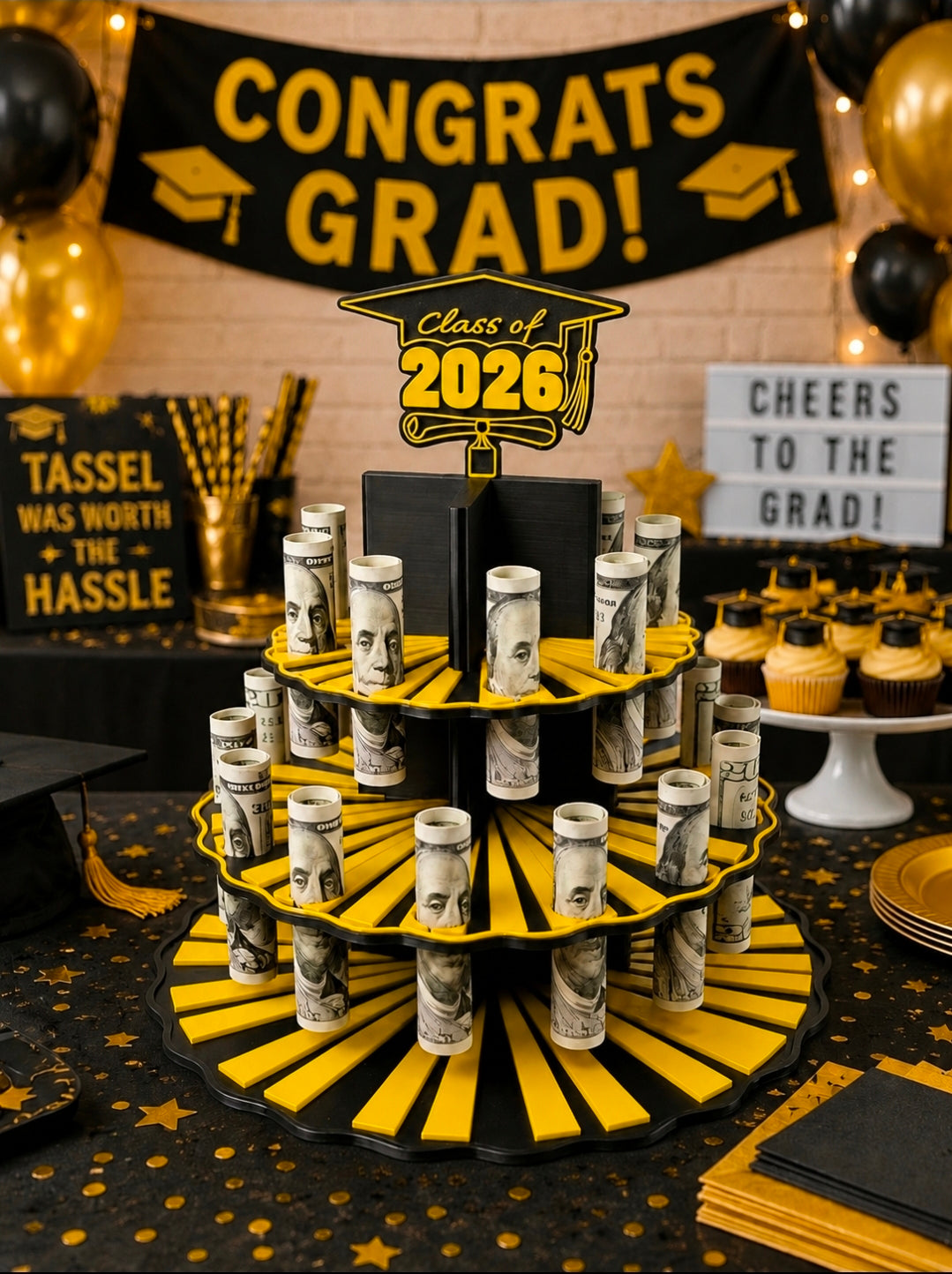 Graduation Money Tower