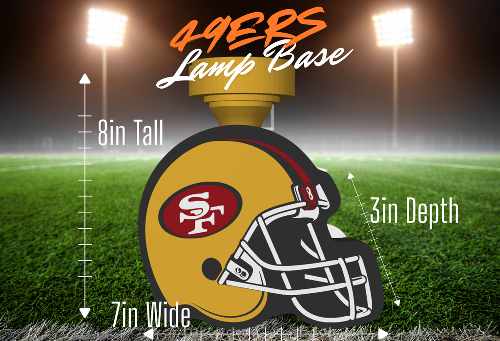 San Francisco 49ers Lamp Base