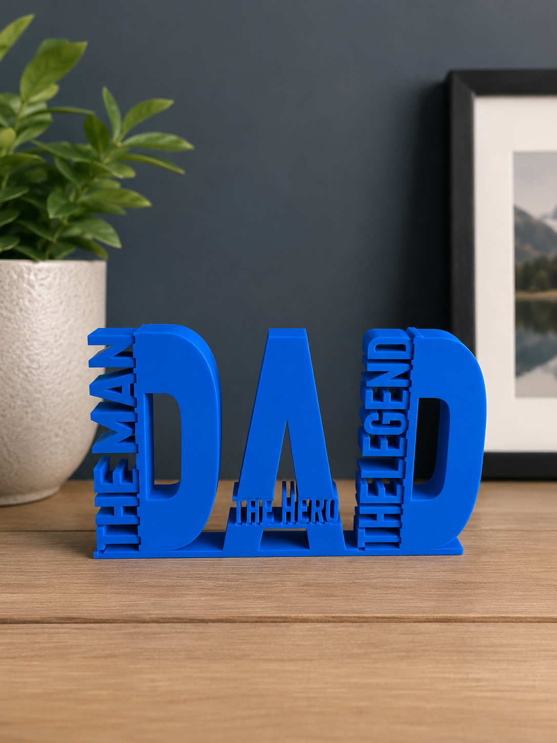 The Man. The Legend. Dad – Desktop Decor Gift for Father’s Day