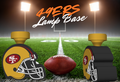 San Francisco 49ers Lamp Base
