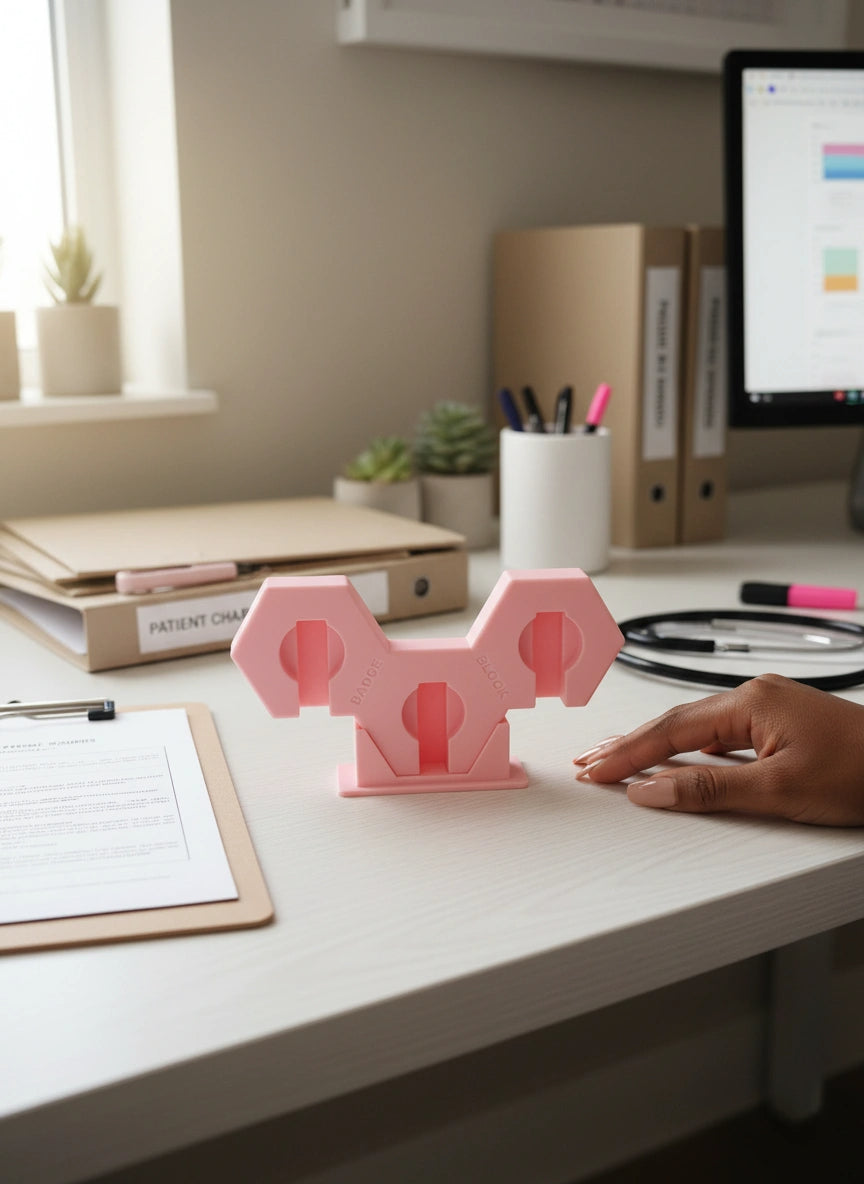Stackable Badge Reel Keeper